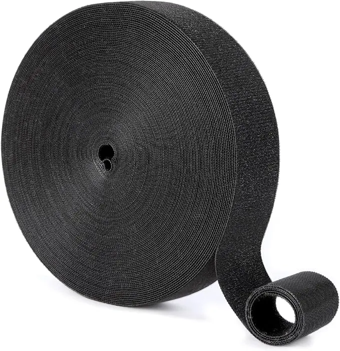 1/2In x 100Ft Reusable Cable Ties Hook and Loop Roll | Tie Down Straps