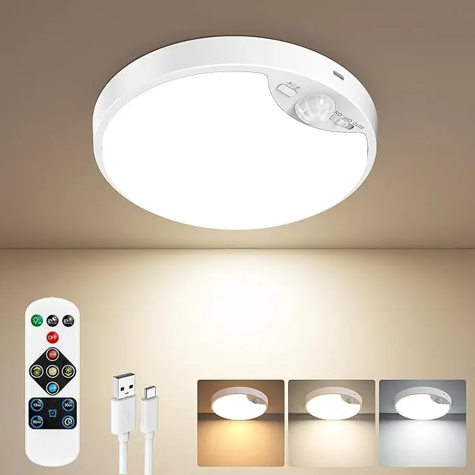 10000mAh Rechargeable Motion Sensor Ceiling Light