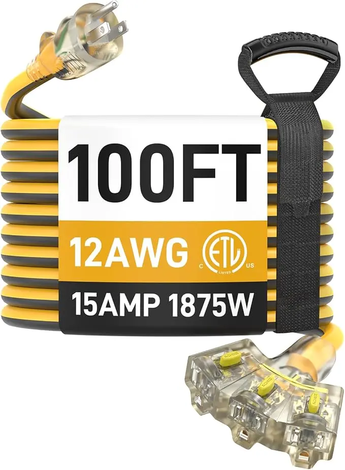 100FT Outdoor Extension Cord