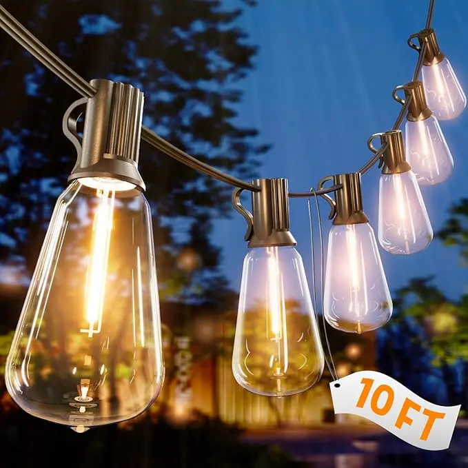 10FT Outdoor String Lights