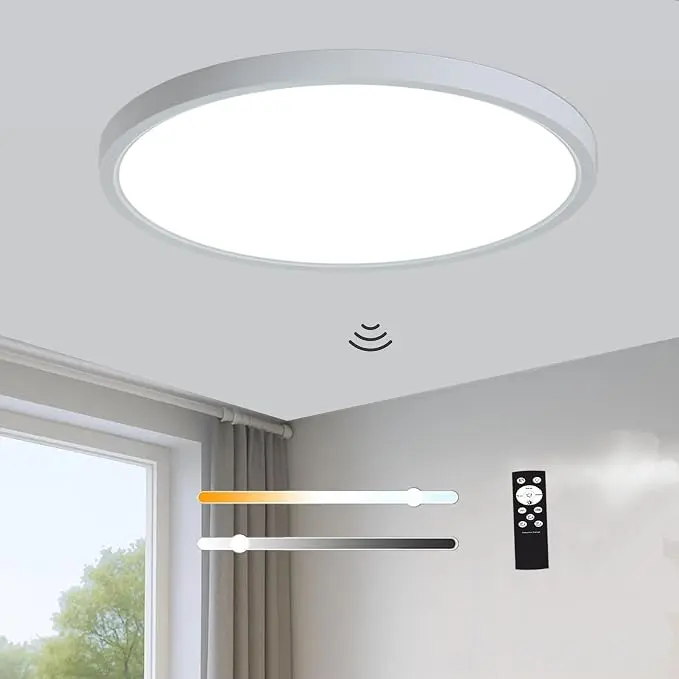 12 Inch Motion Sensor LED Ceiling Light Wired, Closet Lights Motion Activated