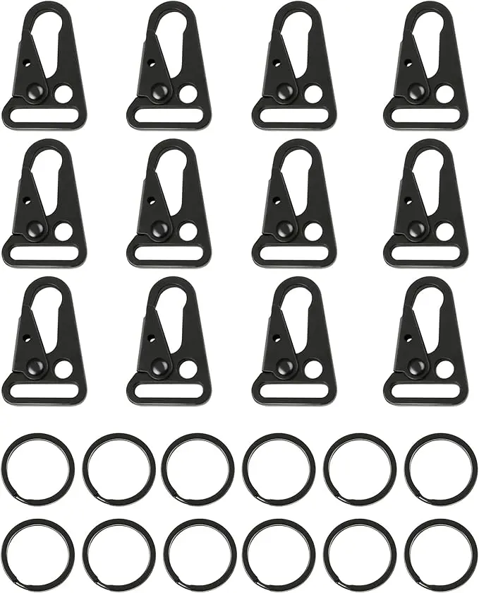 12 Sets Tactical Snap Hooks, Paracord Bracelets, Use