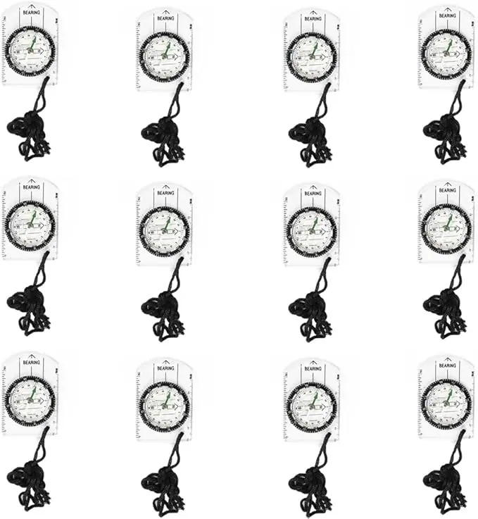 12pcs Orienteering Compass Set