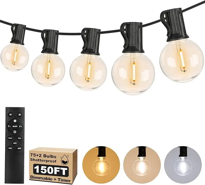150FT LED Outdoor String Lights