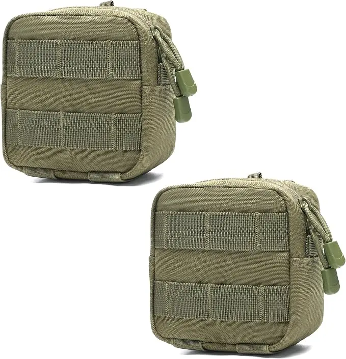 2 Pack Mini Tactical Molle Compact Ammo Pouch