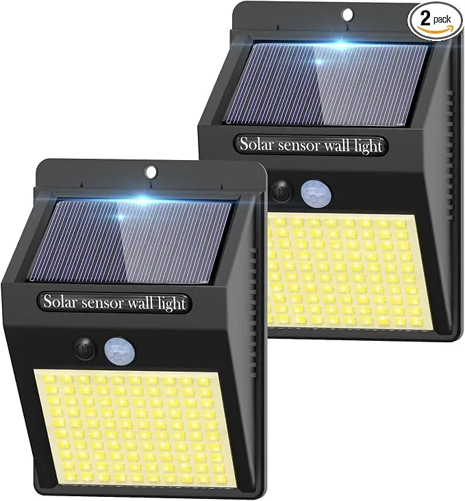 2 Pack Outdoor Solar Motion Lights