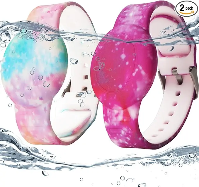 2 Pack Waterproof AirTag Bracelet