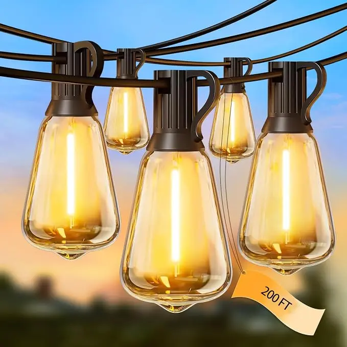 200FT Solar String Lights Outdoor Waterproof