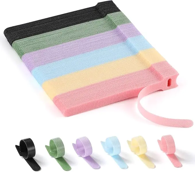 200PCS Cable Ties, 6 inch Multi-Colour Cable Ties