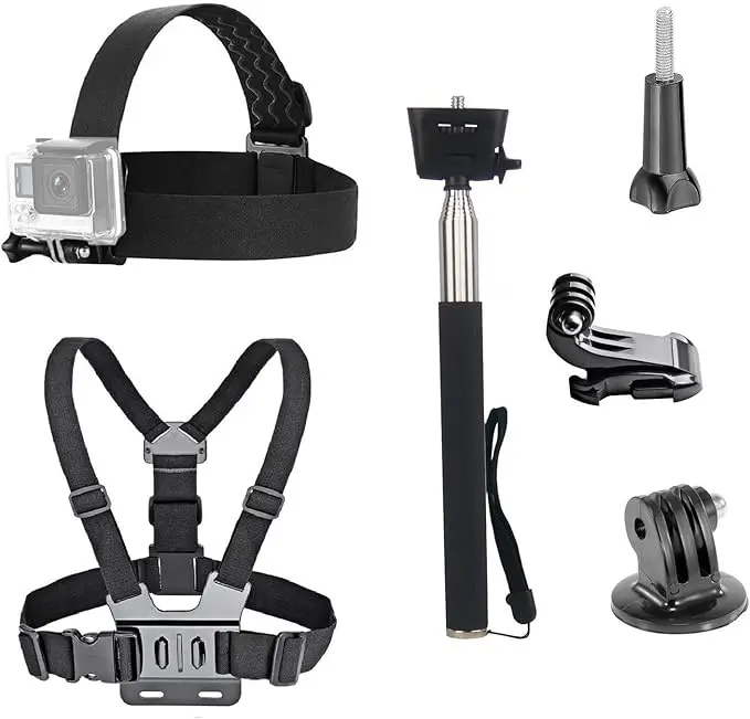 3 in 1 Universal Action Camera Accessories Kit