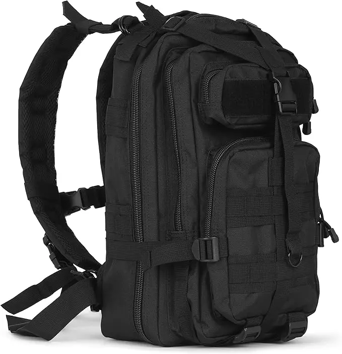 30L Black Tactical Backpack