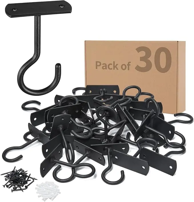 30Pack Ceiling Hooks Bulk 2.5in