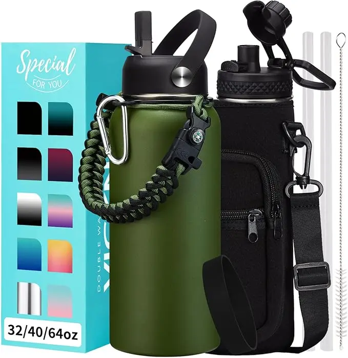 32 oz Water Bottles Insulated