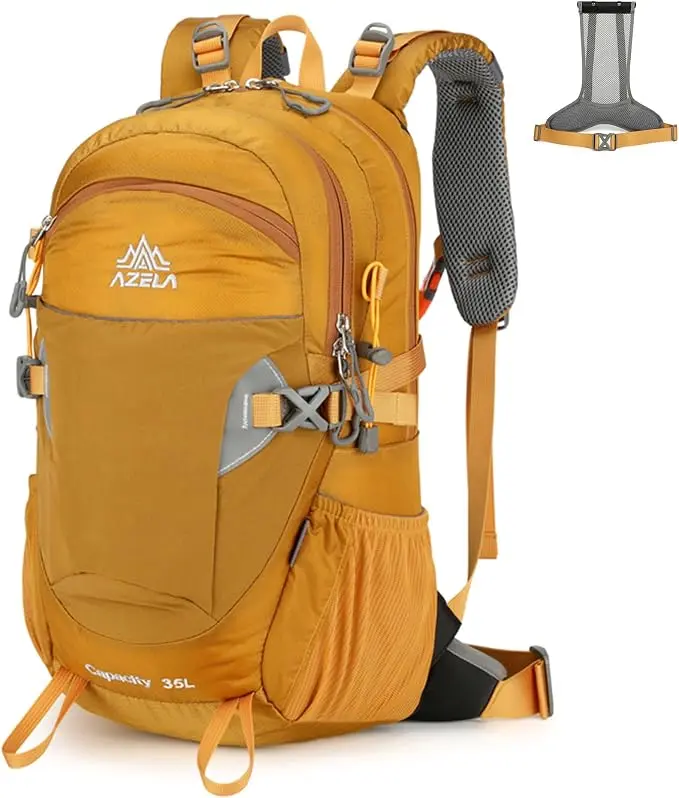 35L Hiking Backpack Detachable Frame Backpack