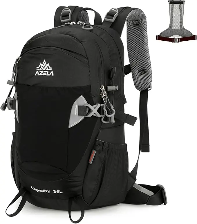 35L Hiking Backpack Detachable Frame Backpack