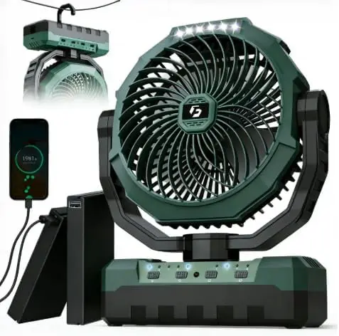 36000mAh Portable Camping Fan