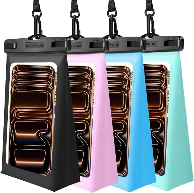 4 Pack Floating Waterproof Phone Pouch