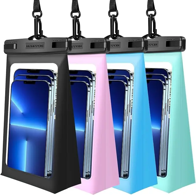 4 Pack Floating Waterproof Phone Pouch