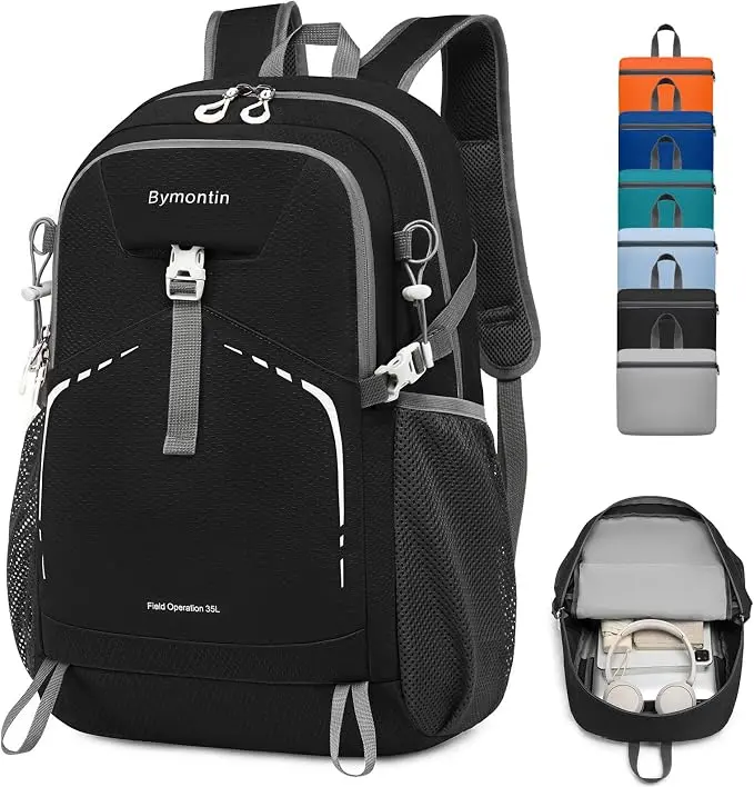 45L Lightweight Packable Backpack – Durable Foldable Daypack