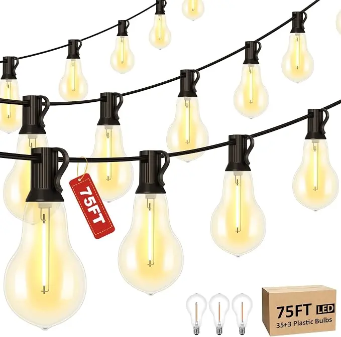 75FT Outdoor String Lights