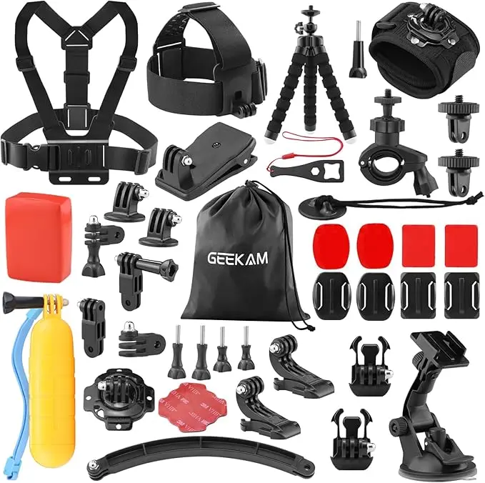 Action Camera Accessories Kit