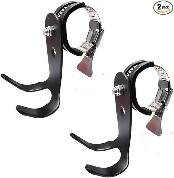 Adjustable Handlebar Hook Mount, Universal Pole Storage Hook