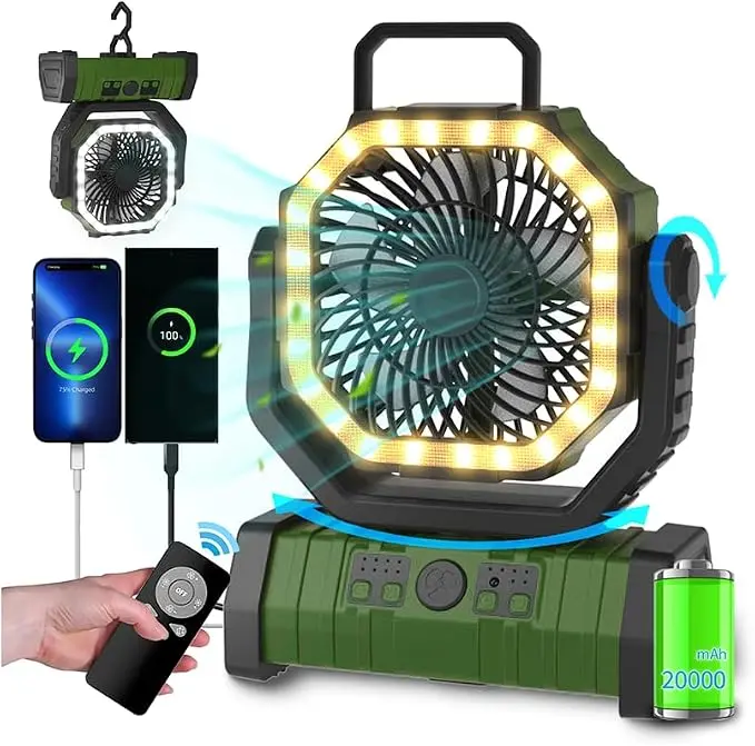 ADUST Camping Battery Powered Fan
