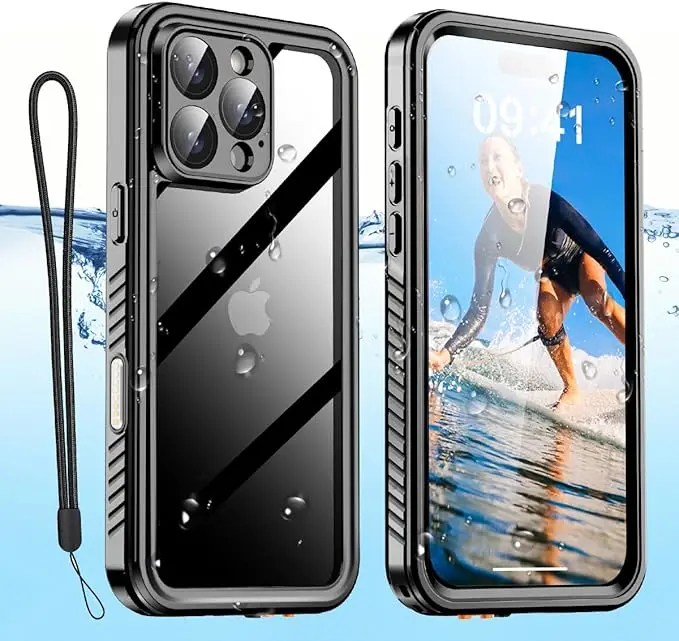AICase Compatible with iPhone 16 Pro Max Case Waterproof