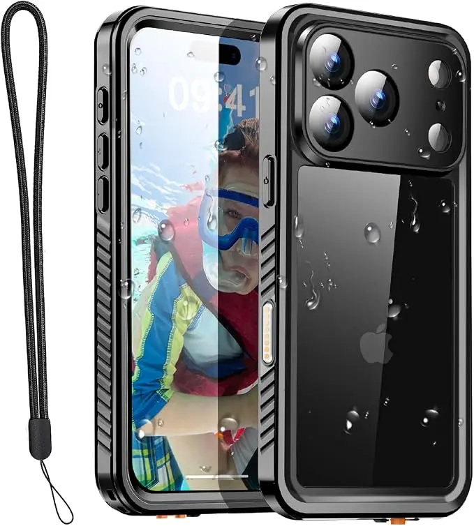 AICase Compatible with iPhone 17 Pro Case Waterproof