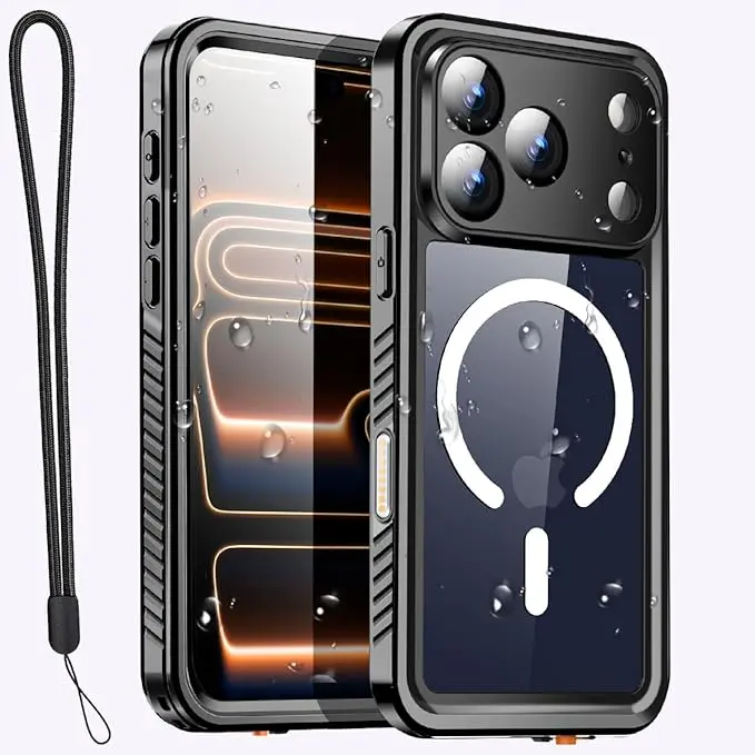 AICase for iPhone 17 Pro Case Waterproof Clear