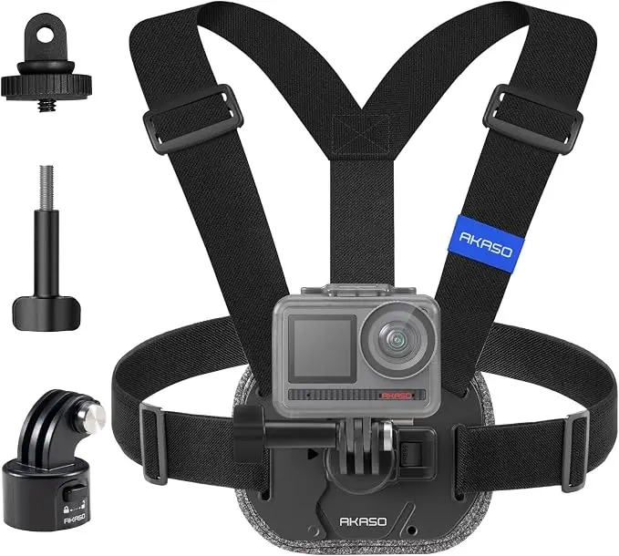 AKASO Quick Release Adjustable Chest Mount Harness Strap