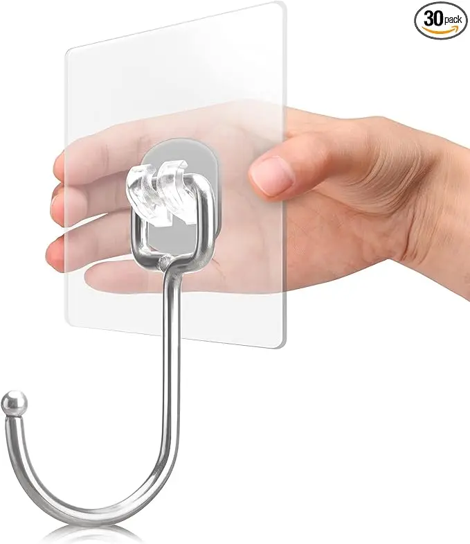 Antimbee 30-Pack All-Purpose Adhesive Hooks