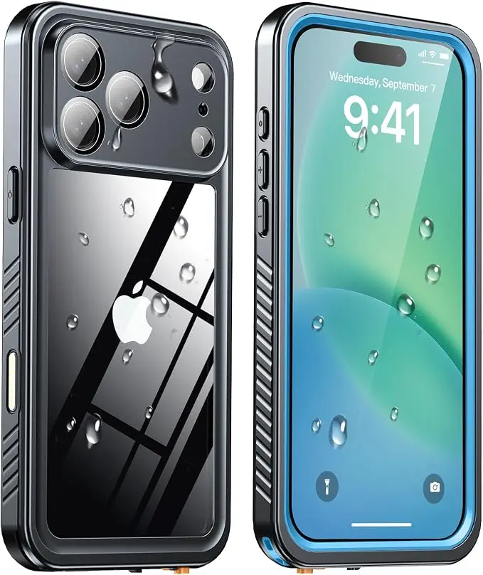ANTSHARE for iPhone 17 Pro Max Case, IP68 Waterproof Shockproof Case, - 12 FT