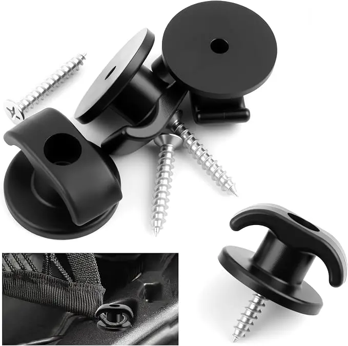 Aokdom 4PCS Car Cargo Net Hooks, Upgraded Cargo Net