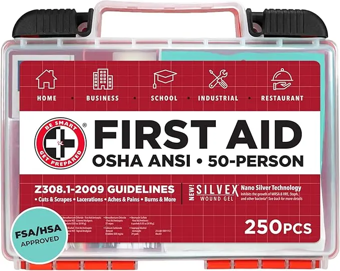 Be Smart Get Prepared OSHA/ANSI First Aid Kit