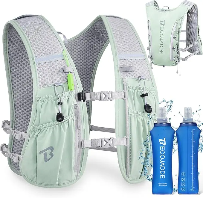 BECOJADDE Running Vest Hydration Backpack