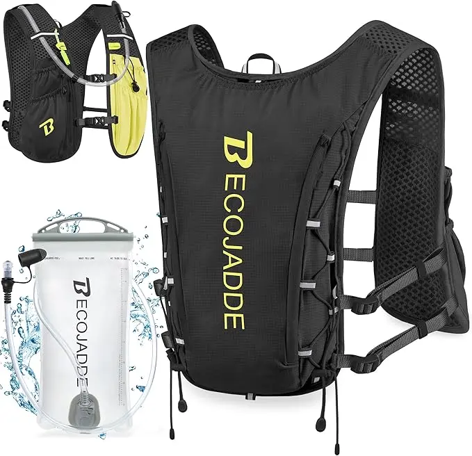 BECOJADDE Running Vest Hydration Backpack