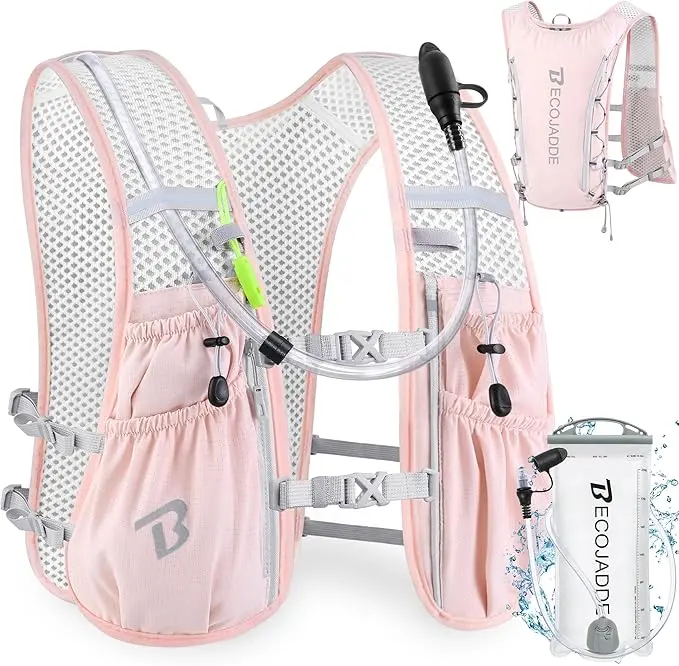 BECOJADDE Running Vest Hydration Backpack