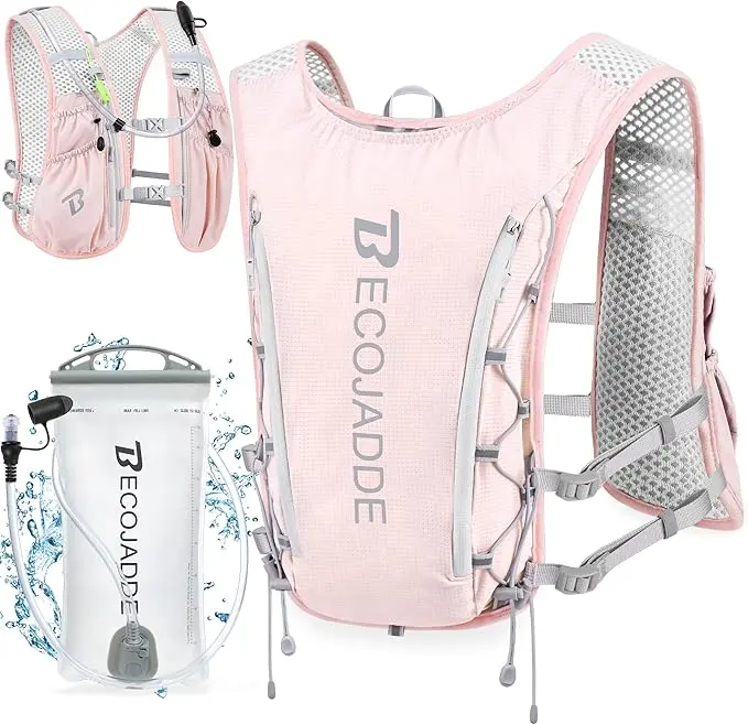 BECOJADDE Running Vest Hydration Backpack