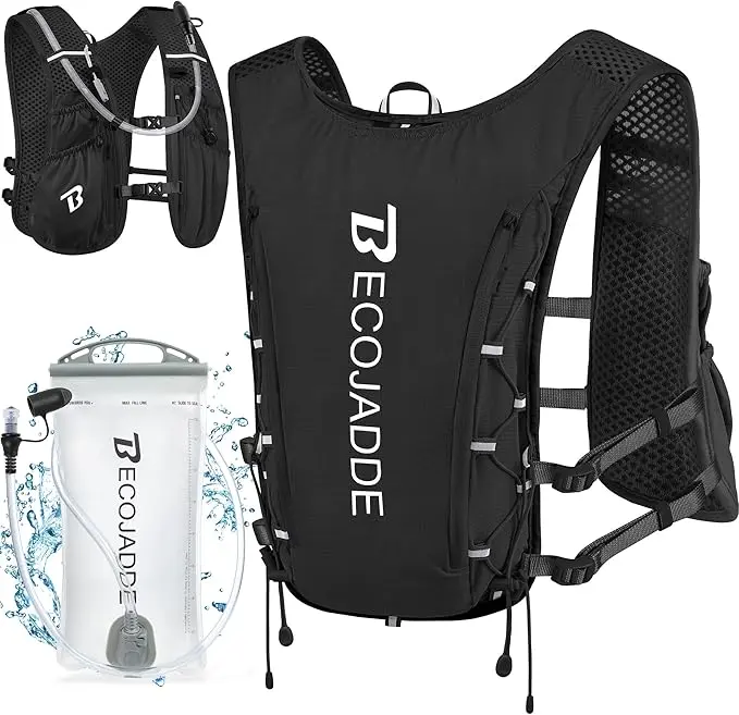 BECOJADDE Running Vest Hydration Backpack