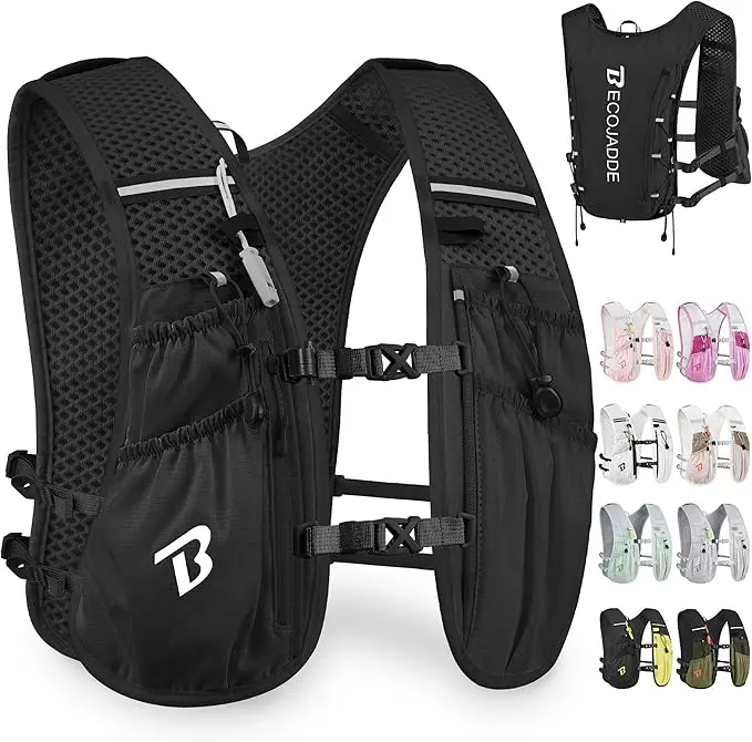 BECOJADDE Running Vest Hydration Backpack