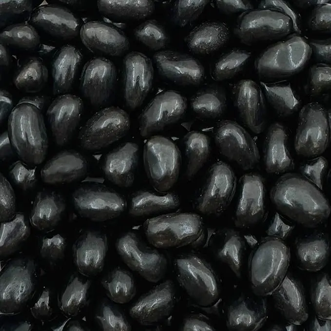 Black Licorice Jelly Beans | 2-Pound Pack | Old-Fashioned Candy