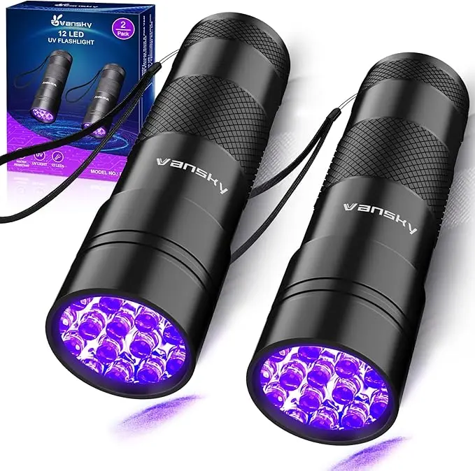 Black Light UV Light Flashlight