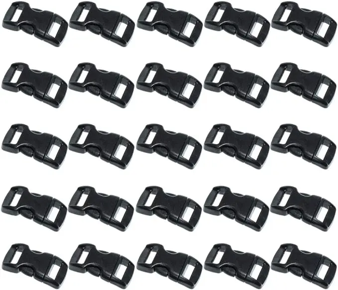 Black Plastic Side Release Buckles