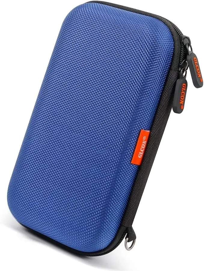 Blue Shockproof Charger Carrying Case