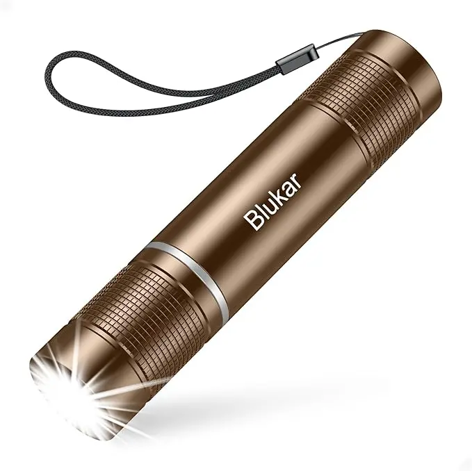 Blukar Flashlight Rechargeable, High Lumens Flashlight, Super Bright Small LED