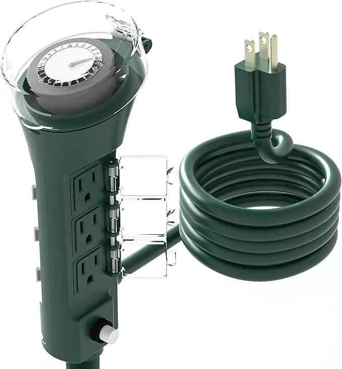 BN-LINK Outdoor Power Stake Timer - 6 ft Cord