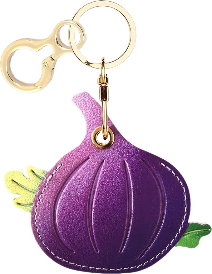 BORKUANA Leather Keychain Holder Case Compatible
