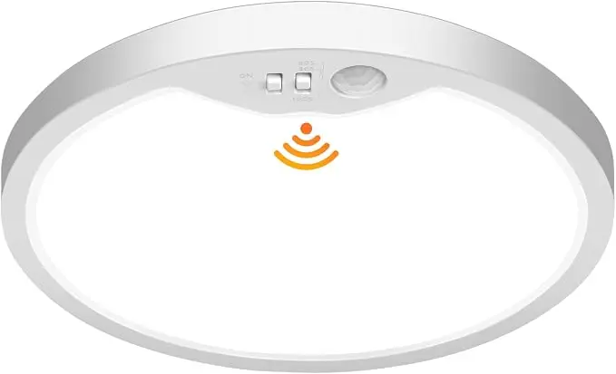 Brightever 7 Inch Motion Sensor Ceiling Light Wired, 15W 1500LM Close to
