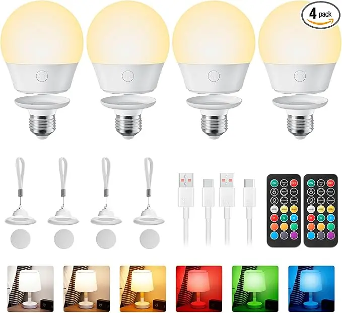 Brightown E26 Rechargeable Light Bulb